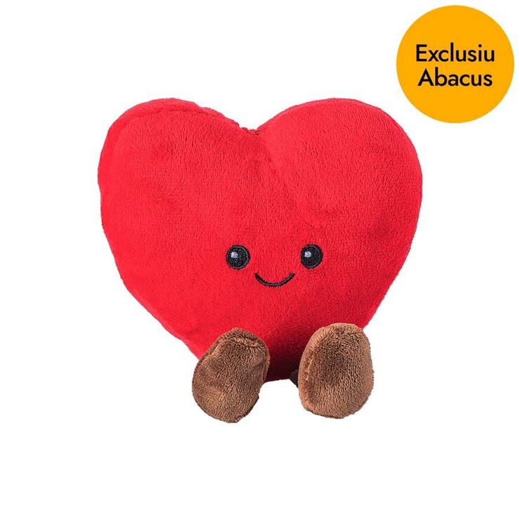 Abacus — Sant Jordi — Heart plush, the giftable entry piece of the collection.