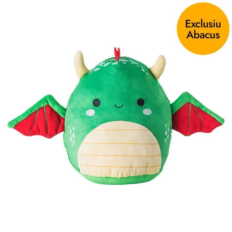 Abacus — Sant Jordi — Dragon plush: the hero character of the legend, built soft and huggable for kids.